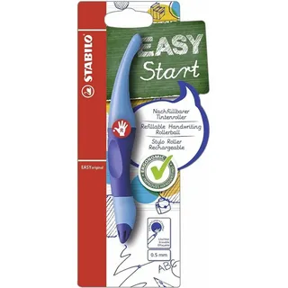 Stabilo EASYoriginal Tintenroller hellblau/blau, geeignet für Rechtshänder, Blister (B-46843-5)