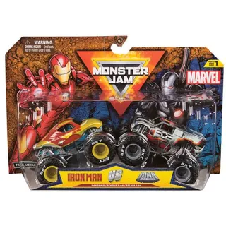 Monster Jam - Zweier-Pack Original Monster Trucks im Marvel Superhelden-Design