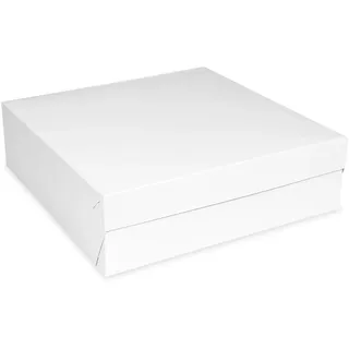 Tortenkarton (PAP) weiß 32 x 32 x 10 cm [50 St.]