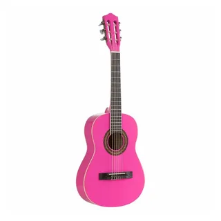 Voggenreiter Verlag GmbH Spielzeuggitarre Voggy 1/2 18 Bünde pink