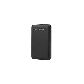 VBESTLIFE 2,5 Zoll USB3.0 3.0 Festplattengehäuse für 2,5 Zoll SSD HDD 7 Mm 9,5 Mm Externe Festplatte, Unterstützt 6 TB, UASP (Schwarz)