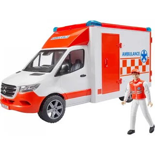 Bruder 02676 - MB Sprinter Ambulanz rot/weiß 1:16