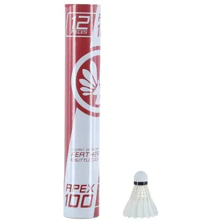 Oliver Badmintonball Apex 100 Premium-Naturfeder weiss Dose 12er, Geschwindigkeit: 76
