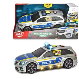 DICKIE Mercedes-AMG E43 Polizeiauto Silber/Blau 203716018