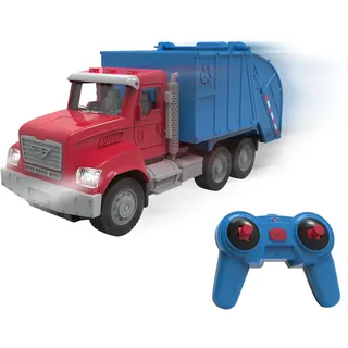 Driven by Battat – Ferngesteuerter Muldenkipper, 18 cm – Driven von Battat – Spielzeug-Recycling-Truck mit Fernsteuerung – Bewegliche Teile – Lichter und Geräusche – Kinder ab 3 Jahren