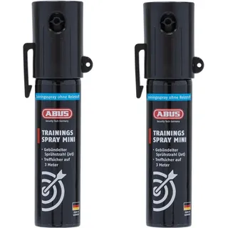 ABUS Tierabwehrspray ABUS SDS80 Mini Abwehrspray, hochwirksames Pfefferspray, verschd. Sets schwarz