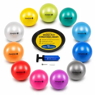 Original Pezzi Gymnastikball Maxafe Ø 65cm in Allen Farben - bis 400 kg belastbar - Fitness, Reha, Therapie, Gymnastik, Aerobic und als Sitzball fürs Büro (gelb, 65cm)