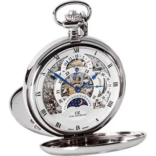 Carl von Zeyten Taschenuhr mit Kette CVZ0038SL Schutter Limited Edition 054/999