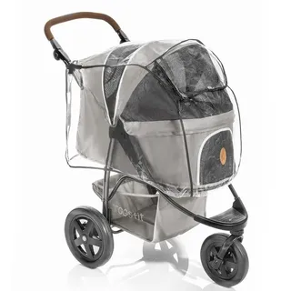 Zamboo Kinderwagen-Regenschutzhülle TOGfit, Universal Regenschutz für Hundebuggy Regenverdeck Hundewagen weiß