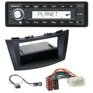 Continental USB MP3 AUX 1DIN Autoradio für Suzuki Swift (FZ/NZ, ab 2010)
