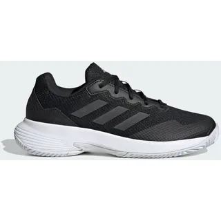 adidas Gamecourt 2.0 Core Black / Core Black / Silver Metallic 36 2/3
