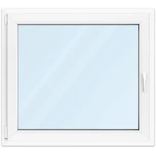 Fenster 100x90 cm, Kunststoff Profil aluplast IDEAL® 4000, Weiß, 1000x900 mm, einteilig festverglast, 2-fach Verglasung, individuell konfigurieren
