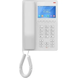 Grandstream GHP630W Telefon, weiß, schnurgebunden, WLAN