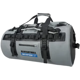 Blueshyhall Wasserdichter Rucksack Tasche wasserdichte Tasche Rucksack Seesack Wasserfeste Sporttasche Duffel Bag Dry Bag Robuste Tasche Rolltop Tasche Rucksack für Bootfahren, Camping (Grau, 60 L)