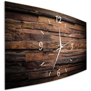 Bilder-Manufaktur BM Funk Quarz Wanduhr Funkwanduhr Funkwanduhren Funkuhr Funkuhren kein Ticken lautlos geräuschlos leise modern ohne Tickgeräusche groß XXL Wohnzimmer Küche 9647-1a WZ