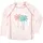 Unisex Kinder Langarmshirt Rash-Guard-Shirt Lang Ecru Palmen 146-152 146-152