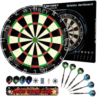 Turnart Dartscheibe Kork inkl. 6 Dartpfeile