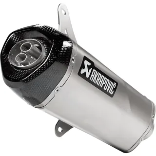 Akrapovic Auspuff Slip-On oK Edelstahl für Vespa GTS/GTV 125-300 - Motorradteile / Ersatzteile - Auspuff