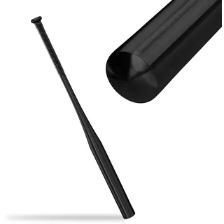 Relaxdays Baseballschläger Aluminium, schwarz Rutschfest 86 cm, x ø 5 cm 400 g
