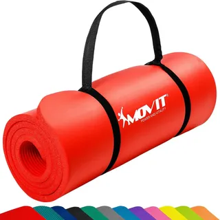 MOVIT Yogamatte 190 x 100x 1,5cm schwarz