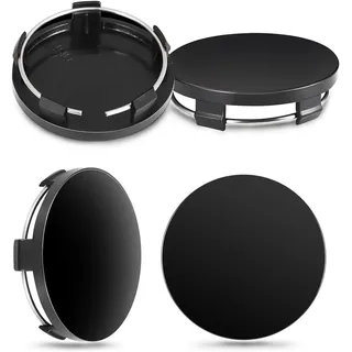 WBLDP-SDGT 4 Stück Nabendeckel für Seat Arona/Altea/Ateca/Arona/Arosa/Cordoba, Hochwertiges Radnaben Mitteldeckel Auto Zubehör,60mm-Black