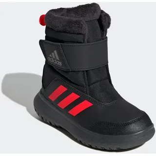 Adidas Winterplay Kids Stiefel Core Black / Solar Red / Iron Metallic 35