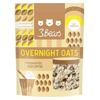 3Bears Overnight Oats - Typ Eiskaffee 400,0 g, 1 St.