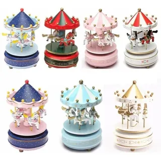 Trade Shop - karussell spieluhr musik melodie pferde pferd buntes pferd -