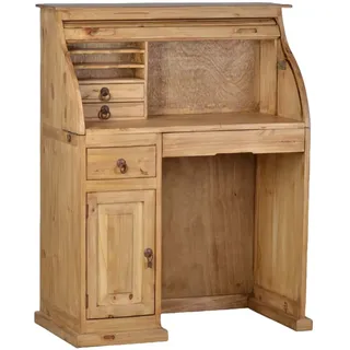 Mexico Sekretär klein - links Massivholz Pinie  Mexiko Möbel Mexikanisch