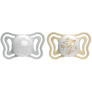 Chicco Schnuller Licht Silikon, Lumi, 2pcs 6-16m