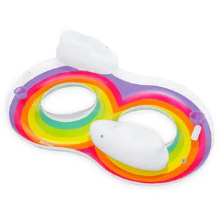 BESTWAY Aufblasbares Rad mit Rückenlehne 186x116 cm | Multicolor - One Size