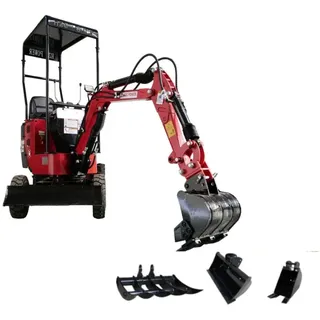 Minibagger HZC Power BVR600K, Benzin, 600 Kg, Rädern