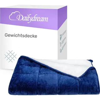 DAILYDREAM Gewichtsdecke für Erwachsene aus flauschigem Fleece,