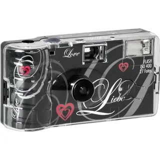 Single Use Topshot Love Black Einwegkamera 1 St. mit eingebautem Blitz