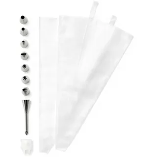 Tchibo - Spritztüllen-Set - silber