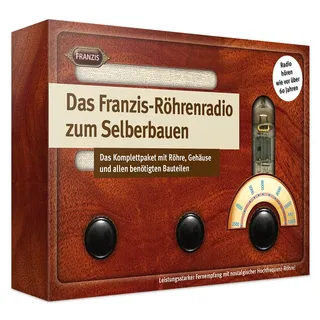 Franzis 67041 – Das Röhrenradio zum Selberbauen – Radio hören wie vor 60 Jahren. Komplettset inkl. 16-seitigem Handbuch (Lötbausatz)
