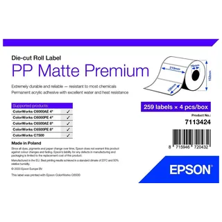 Epson 7113424 Druckeretikett Weiß