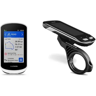 Garmin Edge Explore 2 – GPS-Fahrradnavi für Tourenradfahrende & E-Bikende & bis zu 16 Std Akkulaufzeit & Edge Aero Halterung - kompatibel mit Garmin Edge Modellen, u.a. Edge 1040