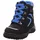 Schnürung schwarz/blau 28