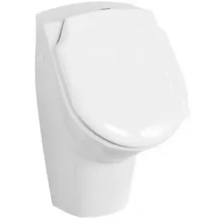 bb bäder boutique Urinal mit Deckel, Zulauf von hinten - Hygiene Glasur, weiß
