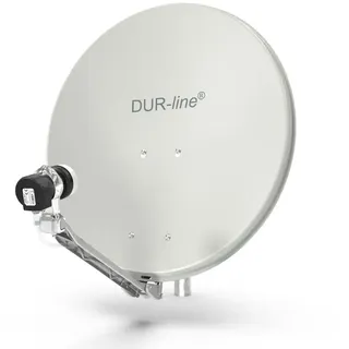 DUR-line Select 1 Teilnehmer Set - Qualitäts-Alu-Satelliten-Komplettanlage - Sel...