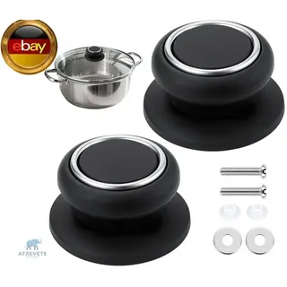 2 Stück Topfdeckelgriff,Topfdeckel Griff,Topfgriffe Ersatz Knopf,Topfgriff mit