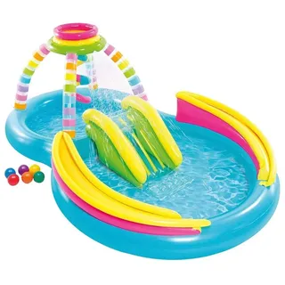 Intex Planschbecken Rainbow Funnel Play Center 295 x 191 x 109 cm