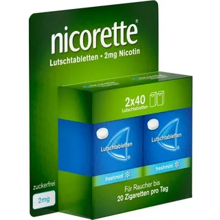 Nicorette Freshmint 2 mg Lutschtabletten 80 St.