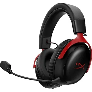 HyperX Cloud III S Wireless Schwarz-Rot