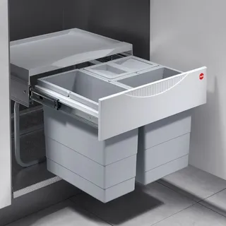 HAILO Abfallsammler, Abfalleimer, Weiss
