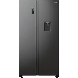 Gorenje G600 NRR9185EABXLWD Side-by-Side (547 l, 1786 mm hoch, Schwarz)