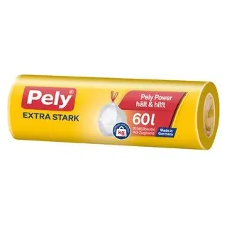 Pely Müllbeutel Extra stark 60,0 l transparent, 10 St.