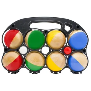 Gico Boccia Spiel aus Massivholz, 8 Kugeln, Durchmesser 7 cm -Made in EU- 3011