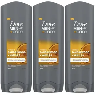 Dove Men + Care 3in1 Duschgel Sandalwood & Vanilla Duft 6 x 250 ml